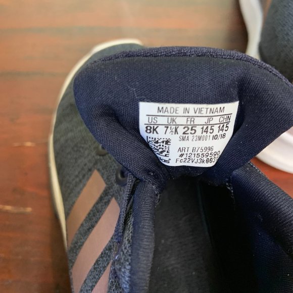 Adidas Cloudfoam Racer TR Sneakers Shoes Slip On Mesh Blue Toddler Size 8 Baby - Picture 4 of 9